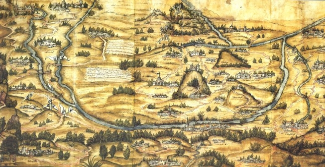 Historische Karte von Thalmässing