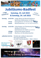 Plakat Jubiläums-Badfest 2022